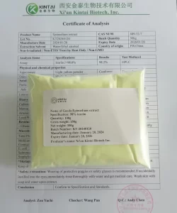 COA file with horney goat weed epimedium extract powder icariin free sample