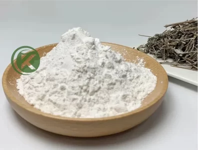 white 98% DHM dihydromyricetin ampelopsin extract powder, with dried vine tea herb, ampelopsis grossedentata tea