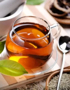 Black tea high in chlorogenic acid